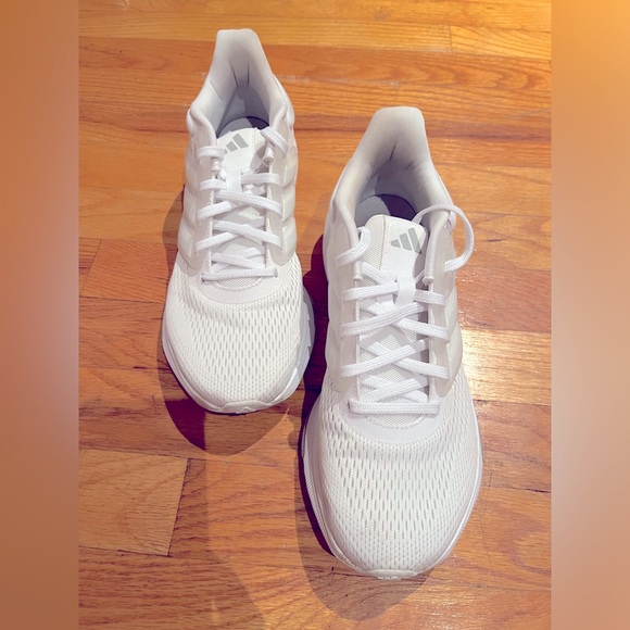 adidas Shoes - adidas White Mesh Athletic Shoes